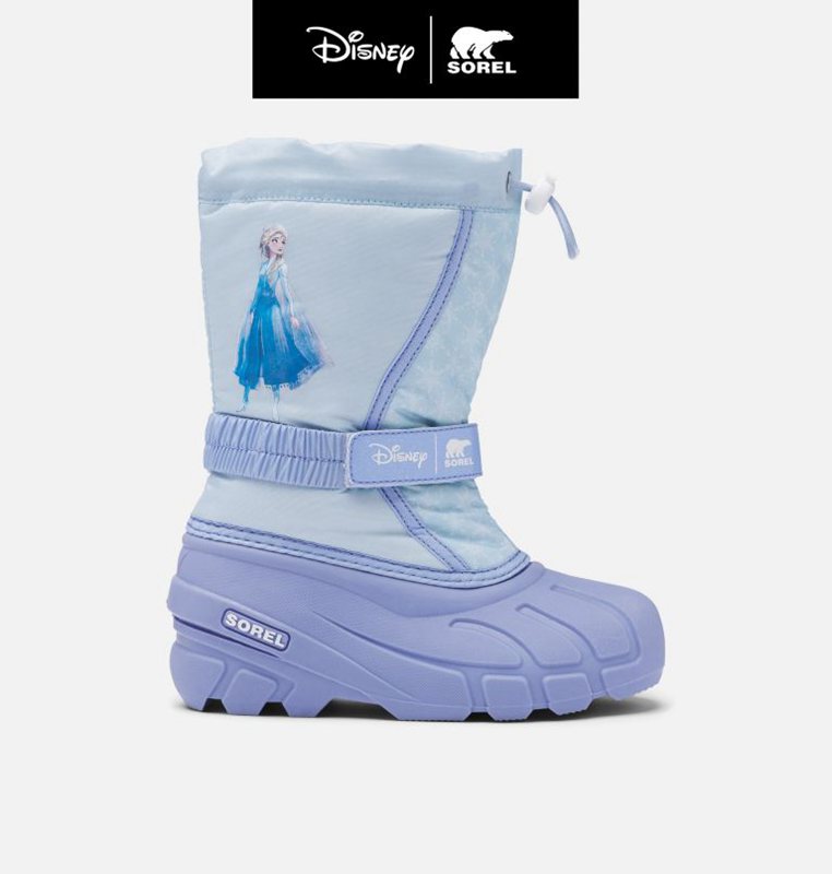 Kids Snow Boots Blue - Sorel Disney X Youth Flurry™ Frozen 2 –Elsa Edition - 562793-GMT